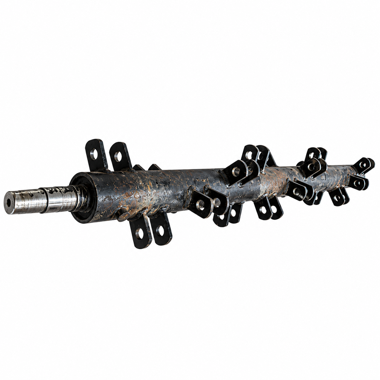 Вал молотковой косилки-измельчителя FL-145 (c тройным ножом)